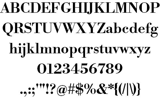 bodoni font free download mac