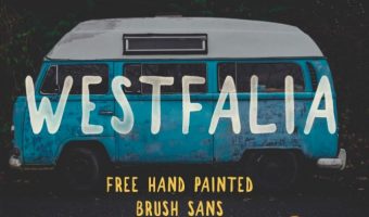 Westfalia Hand Painting Font View