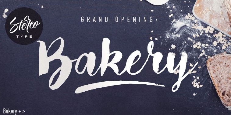 Bakery Font View