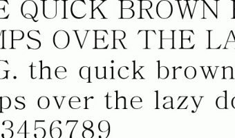 Batang Font View