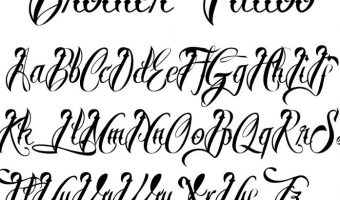 Brother Tattoo Font View