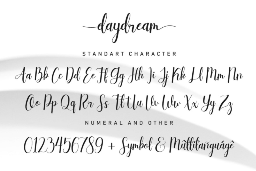 Daydream Font View