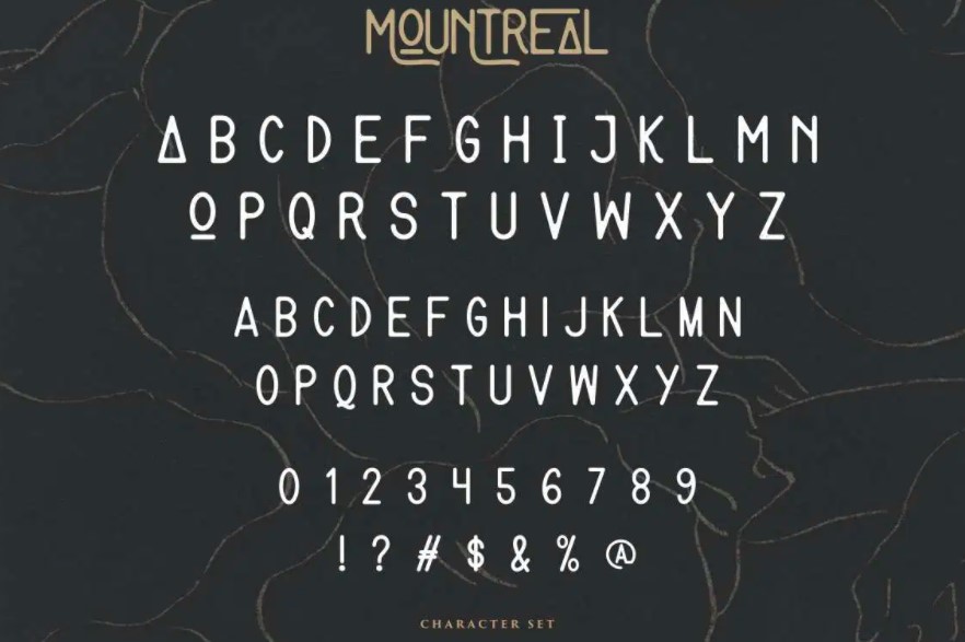 Mountreal Font View