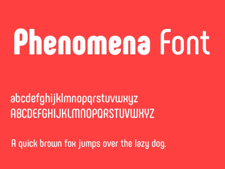 Phenomena Font View