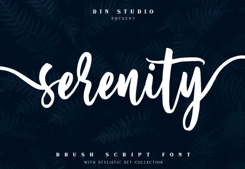 Serenity Script Font View