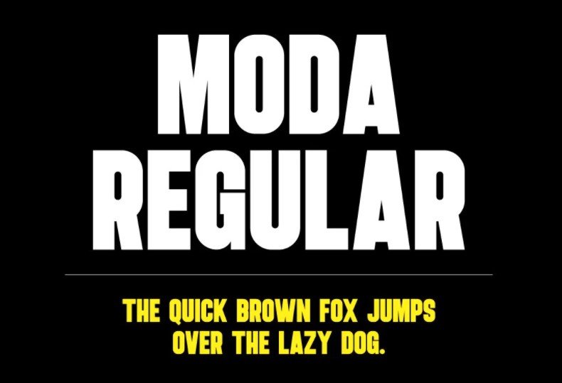 Moda Font View