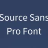 View of Source Sans Pro