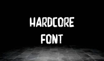 Hardcore Font
