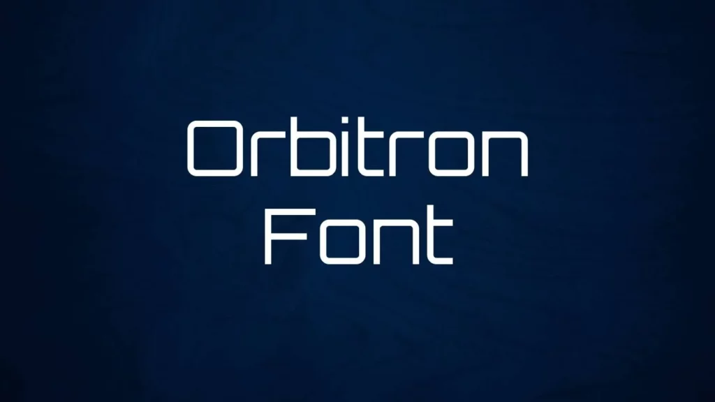 Orbitron Font