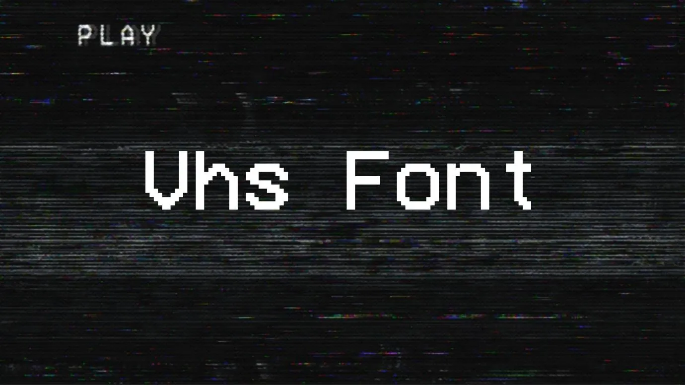 Vhs Font Download VCR OSD Mono Font Download SQVP
