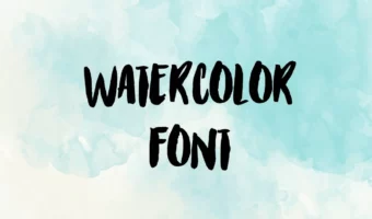 Watercolor Font