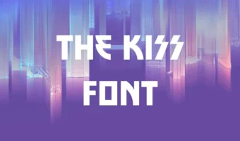 The Kiss Font