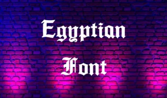 Egyptian Font