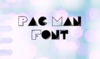 PAC Man Font