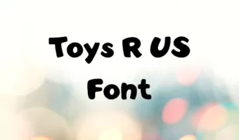 Toys R Us Font