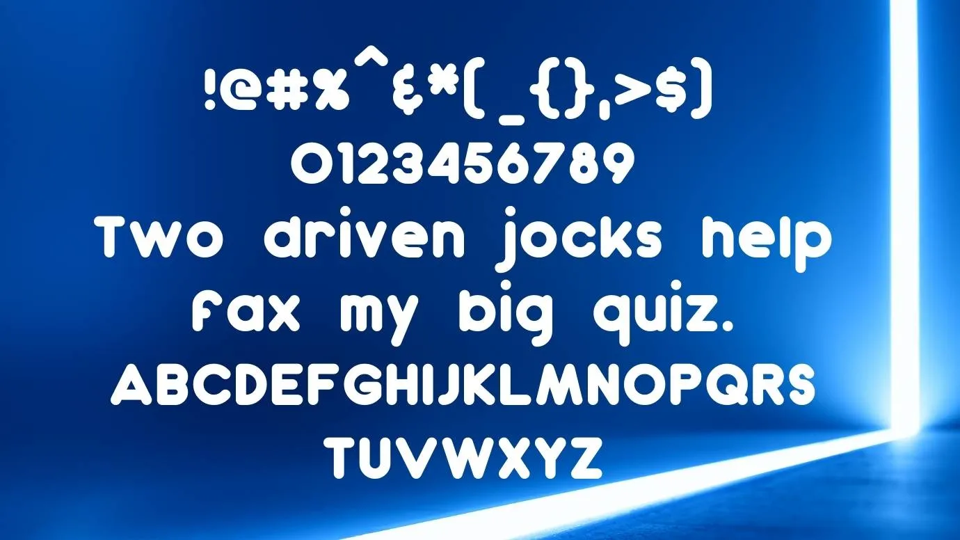 View of Dunkin Donut Font