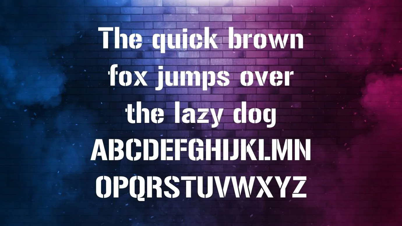 View of Steelers Font