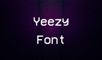 Yeezy Font