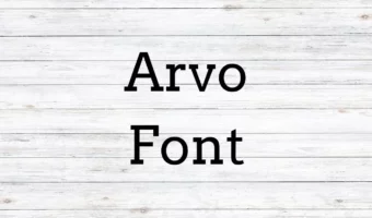 Arvo Font