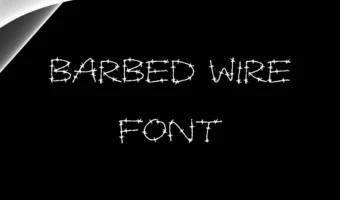 Barbed Wire Font