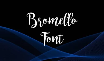 Bromello Font