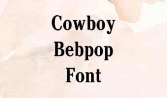Cowboy Bebop Font