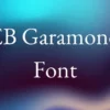 Eb Garamond Font