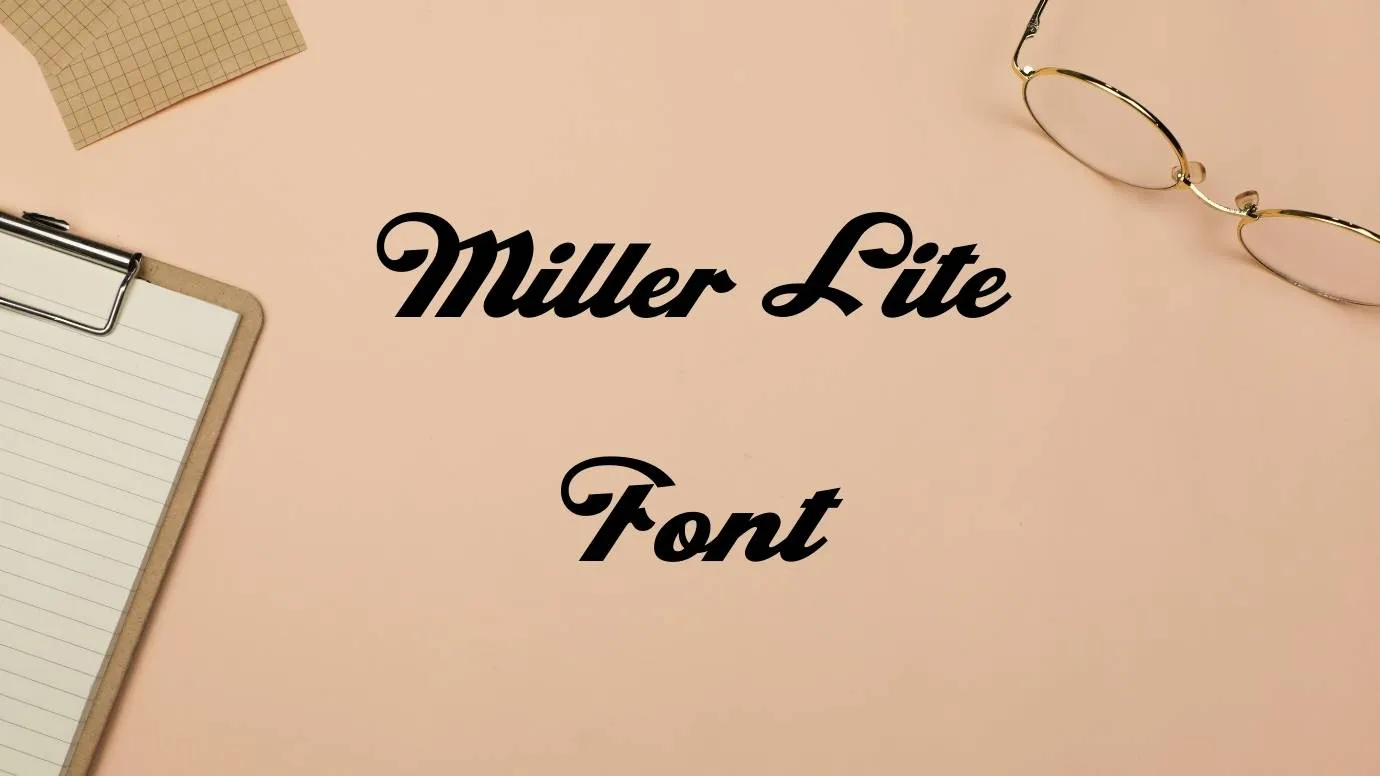 miller text font family free download