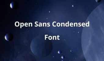 Open Sans Condensed Font