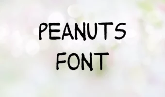 Peanuts Font