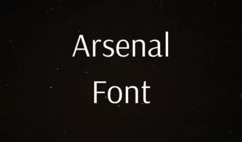 Arsenal Font