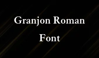 Granjon Roman Font