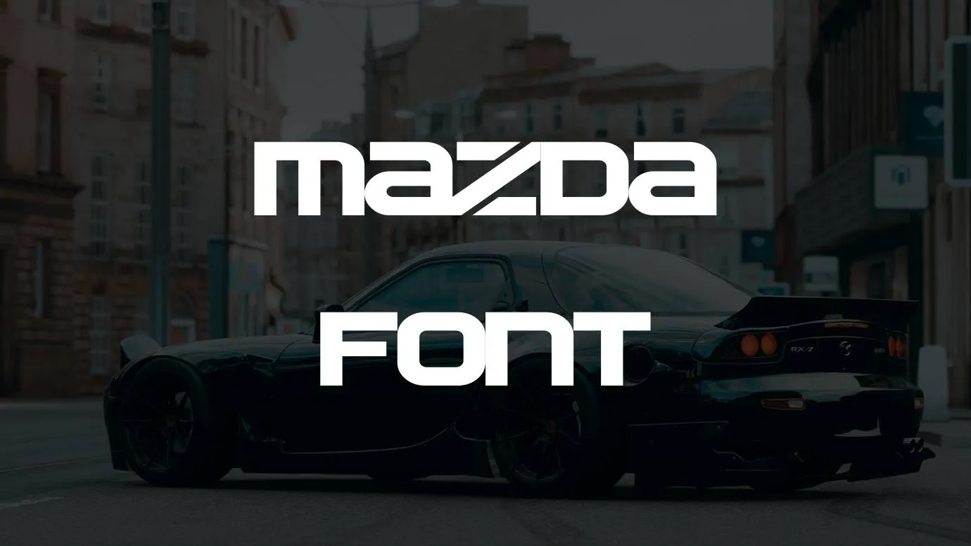 Mazda Font Free Download