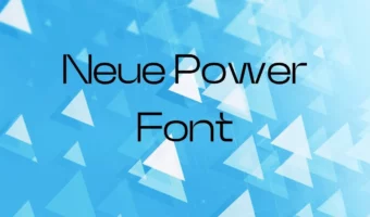 Neue Power Font