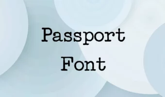 Passport Font