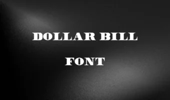 Dollar Bill Font
