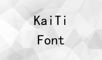 KaiTi Font