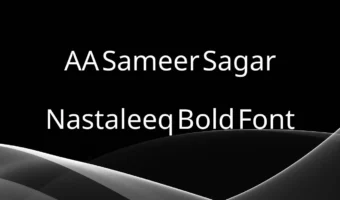 AA Sameer Sagar Nastaleeq Bold Font