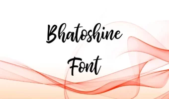 Bhatoshine Font