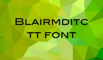 BlairMdITC TT Font