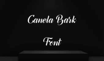 canela bark font