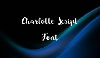Charlotte Script Font