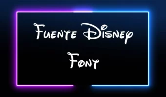 Fuente Disney Font