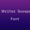iA Writer Duospace Font