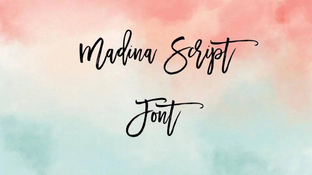 Madina Script Font