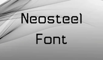 Neosteel Font