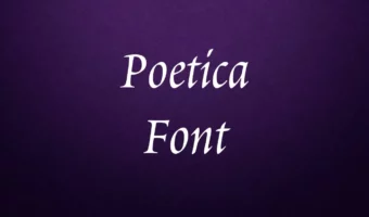 Poetica Font