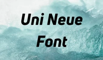 Uni Neue Font