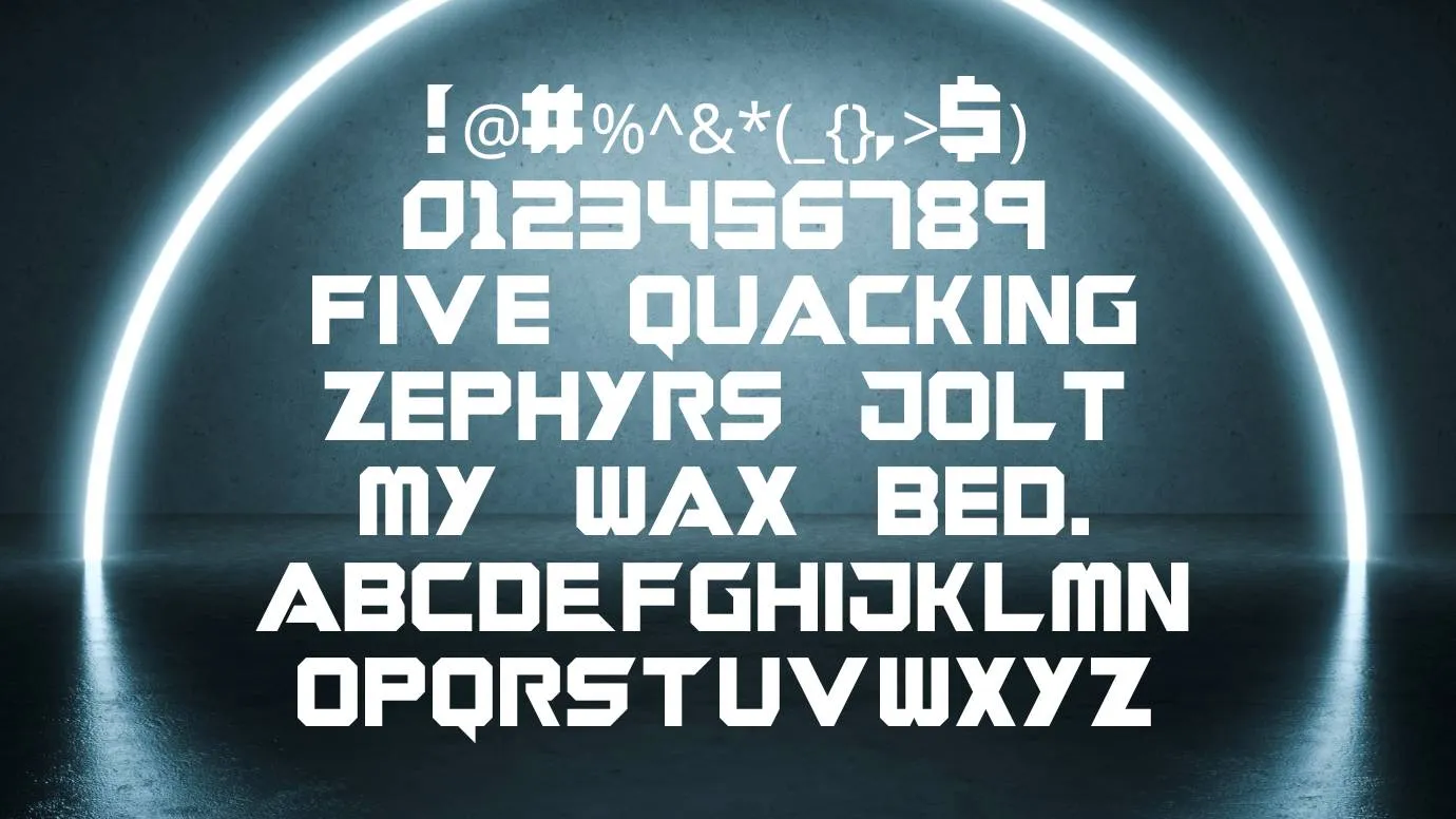 View of Guardians the Galaxy 2 Font