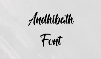 Andhibath Font